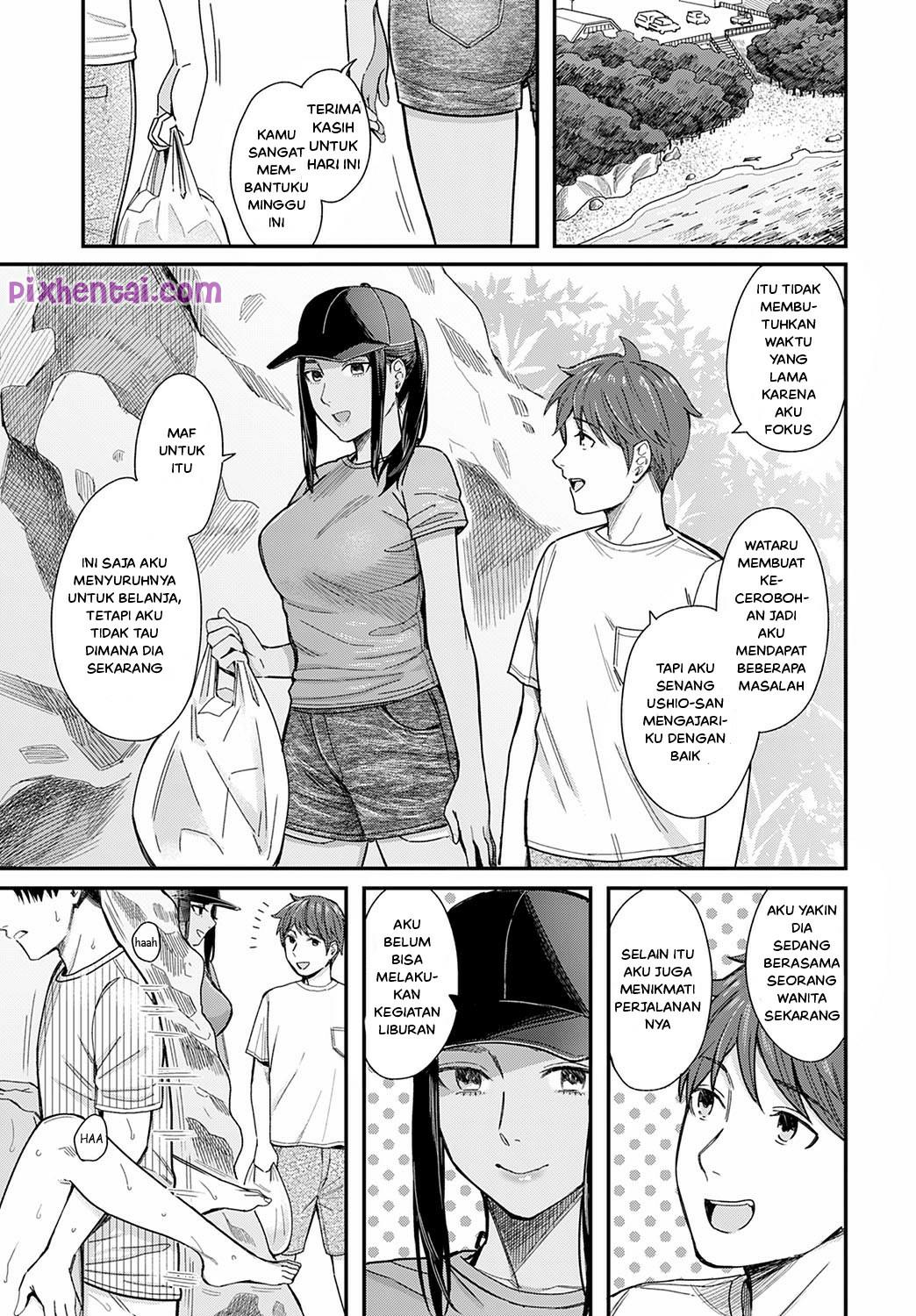 Komik hentai xxx manga sex bokep Shiosai Tide Color Kunikmati Mbaknya Teman di Tepi Pantai 7